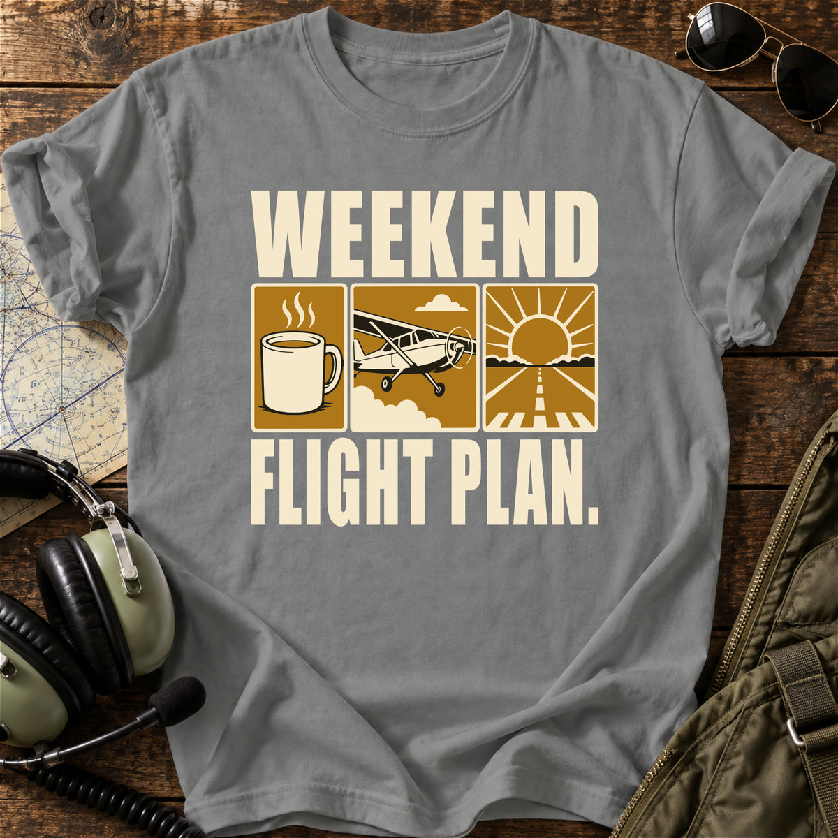 Weekend Flight Plan. T-Shirt