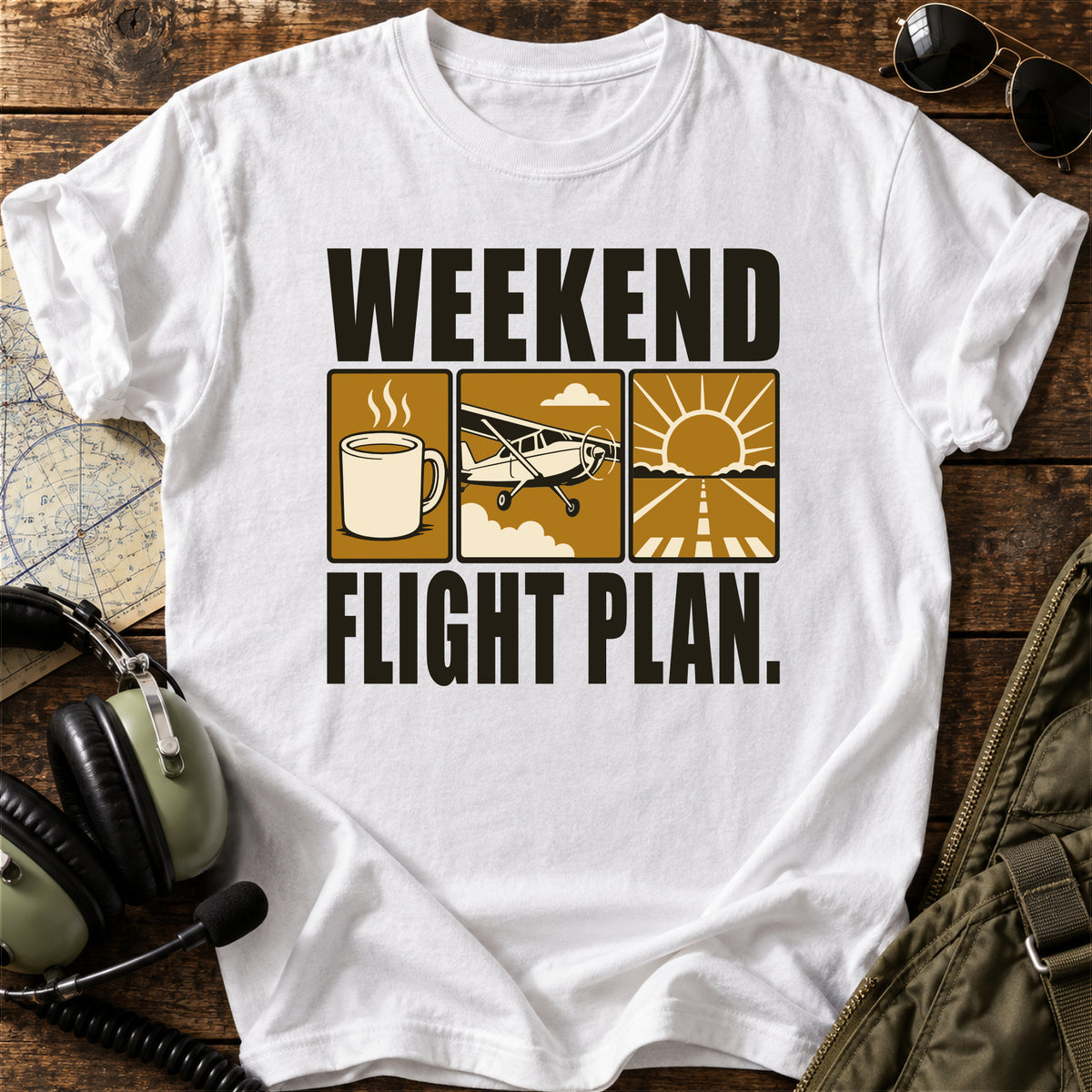 Weekend Flight Plan. T-Shirt
