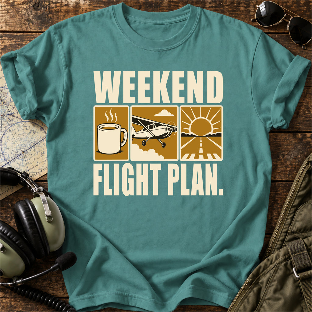 Weekend Flight Plan. T-Shirt