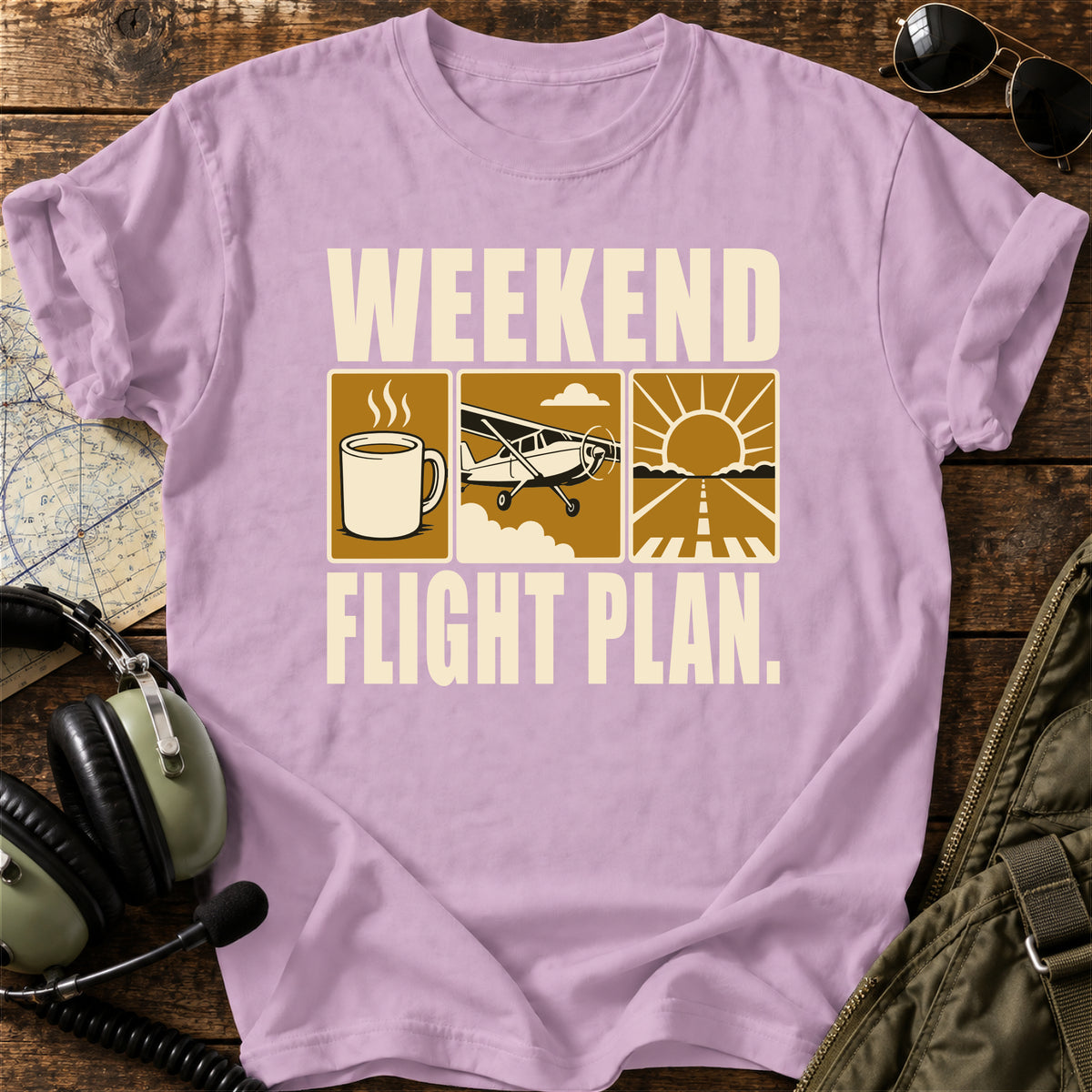 Weekend Flight Plan. T-Shirt
