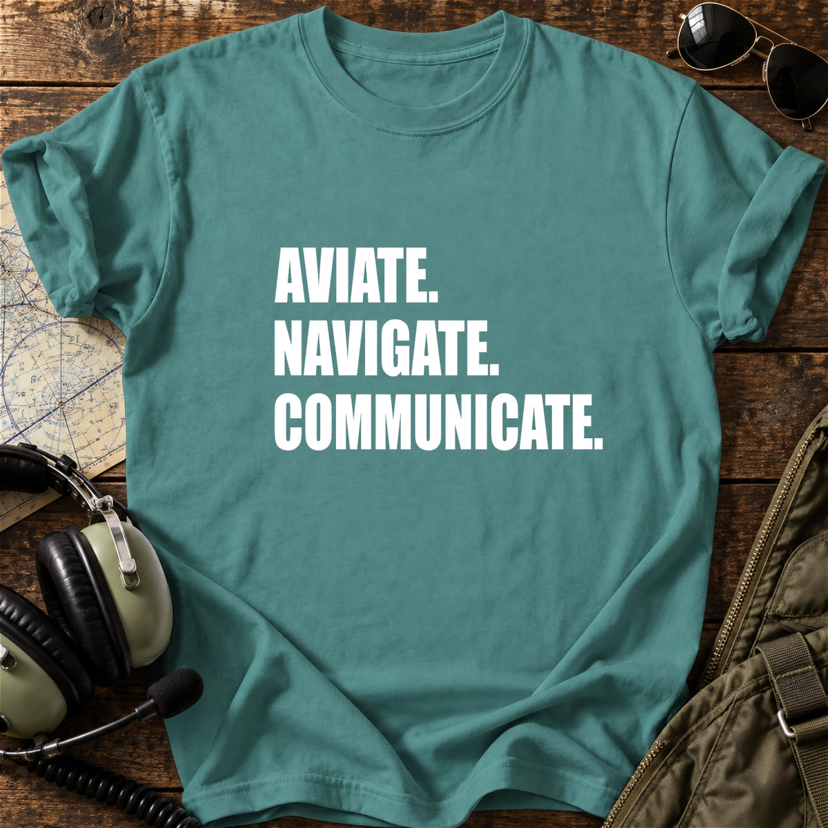 Aviate. Navigate. Communicate. T-Shirt