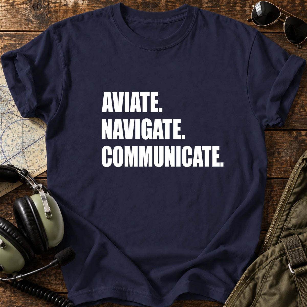Aviate. Navigate. Communicate. T-Shirt