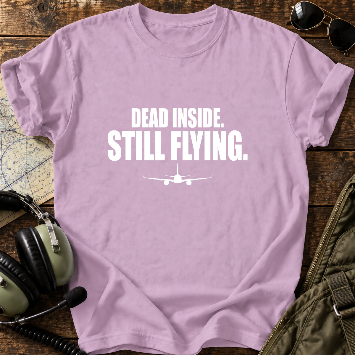 Dead Inside. Still Flying. T-Shirt
