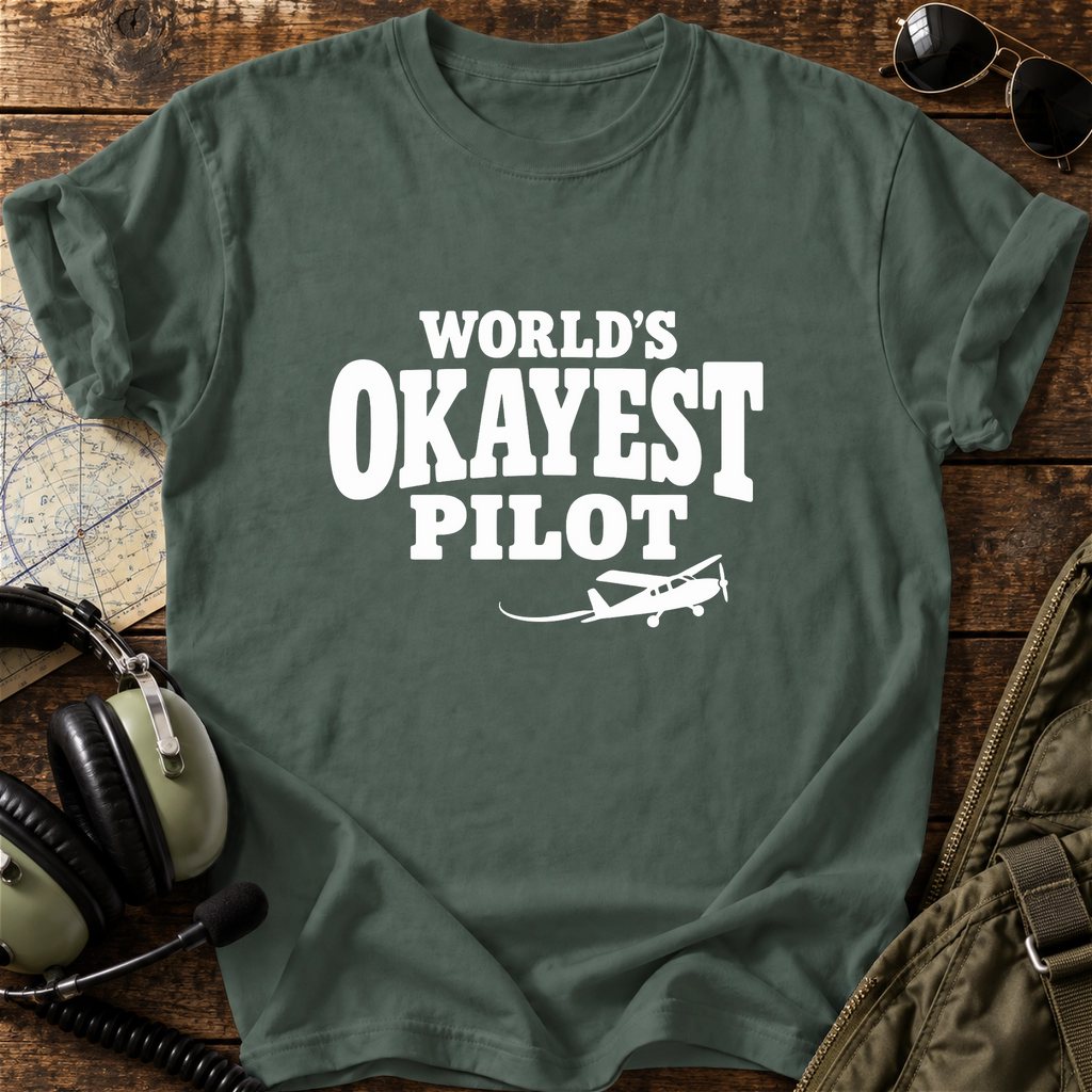 World’s Okayest Pilot T-Shirt
