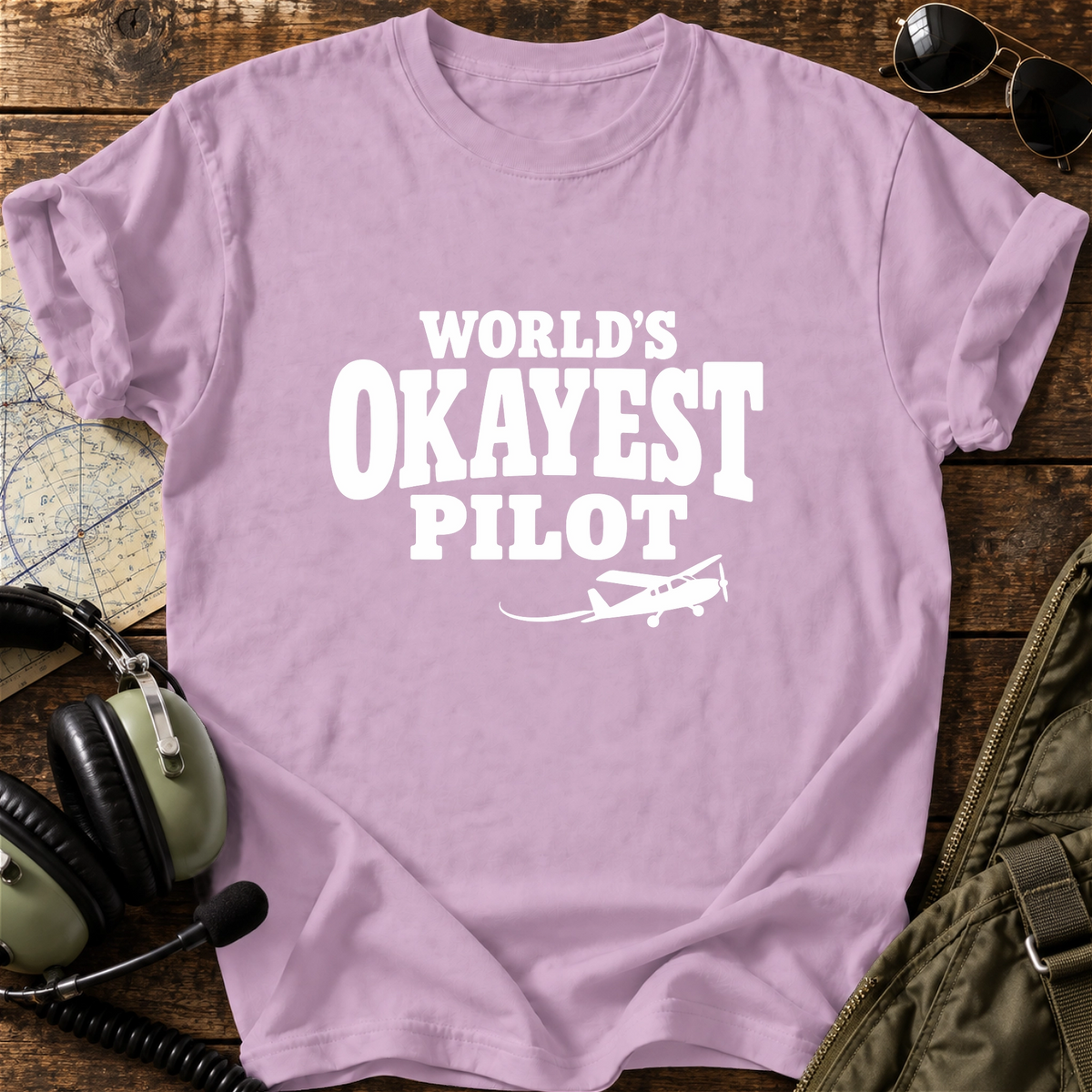 World’s Okayest Pilot T-Shirt