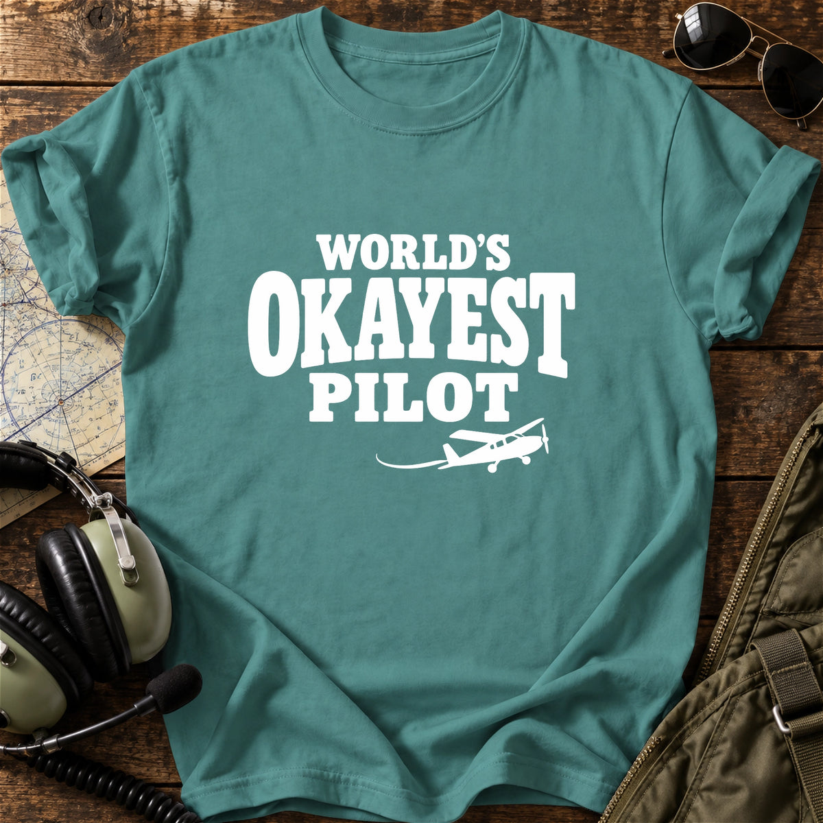 World’s Okayest Pilot T-Shirt