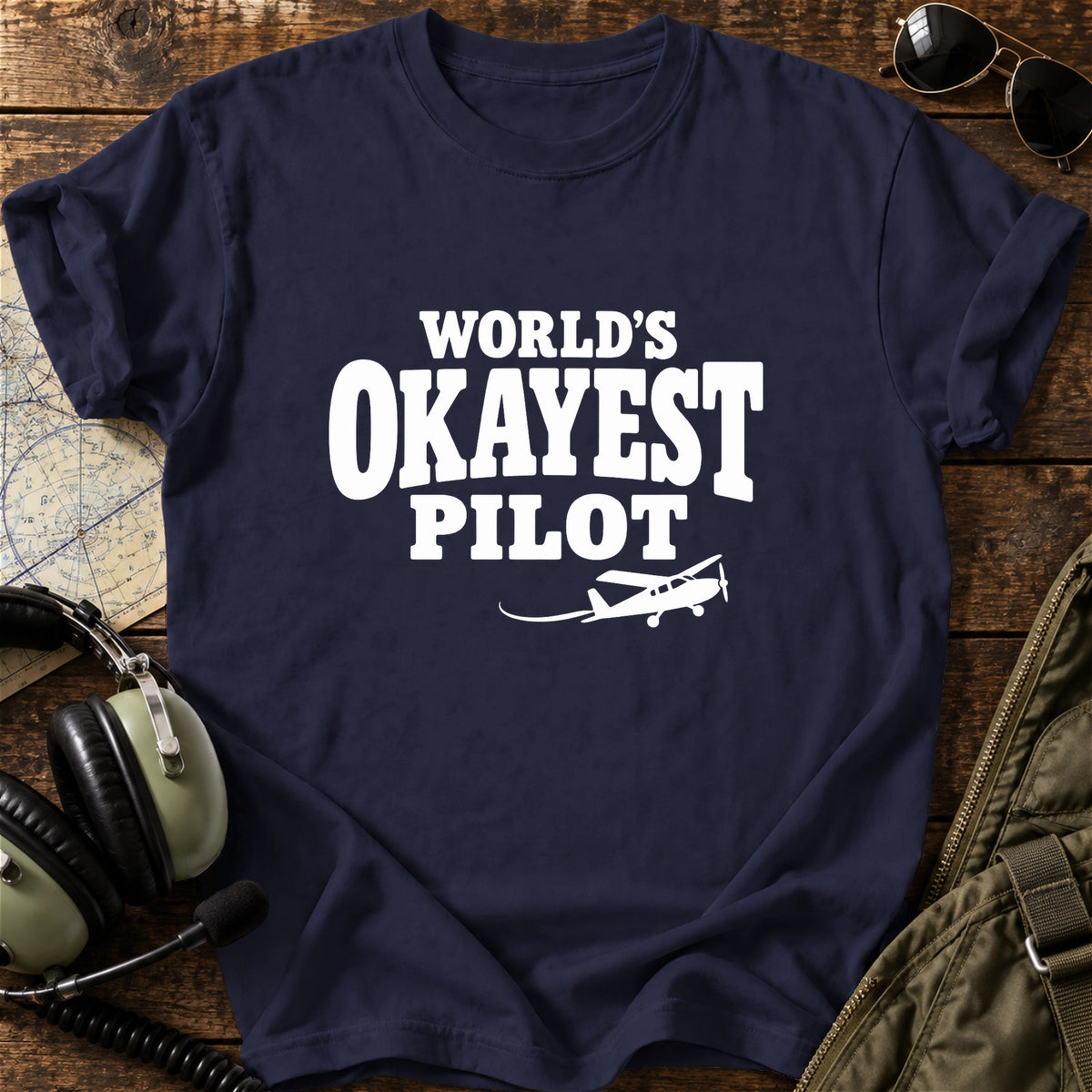 World’s Okayest Pilot T-Shirt