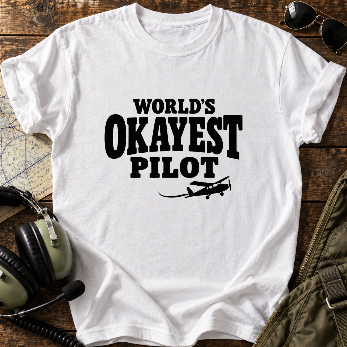 World’s Okayest Pilot T-Shirt