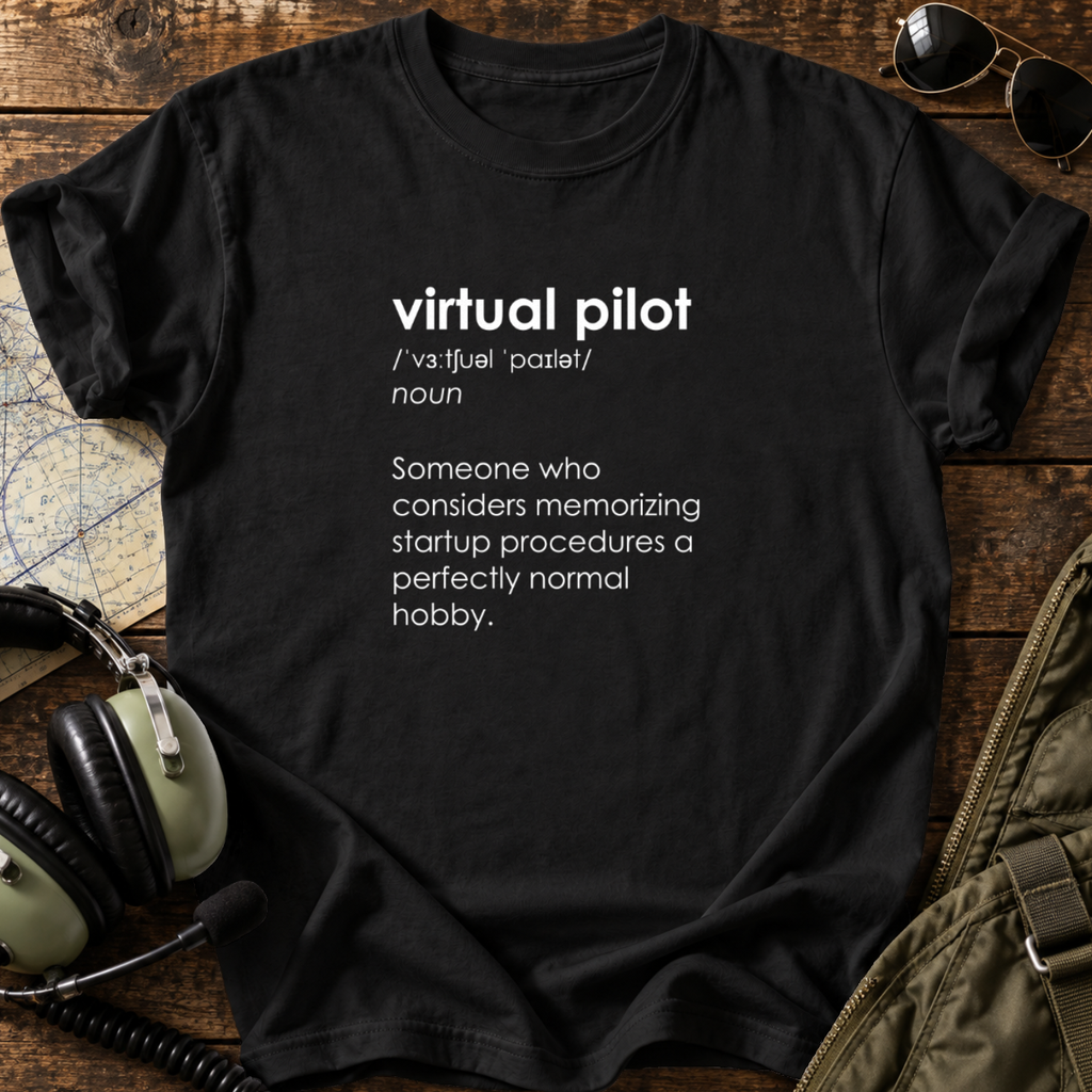 Virtual Pilot Definition T-Shirt