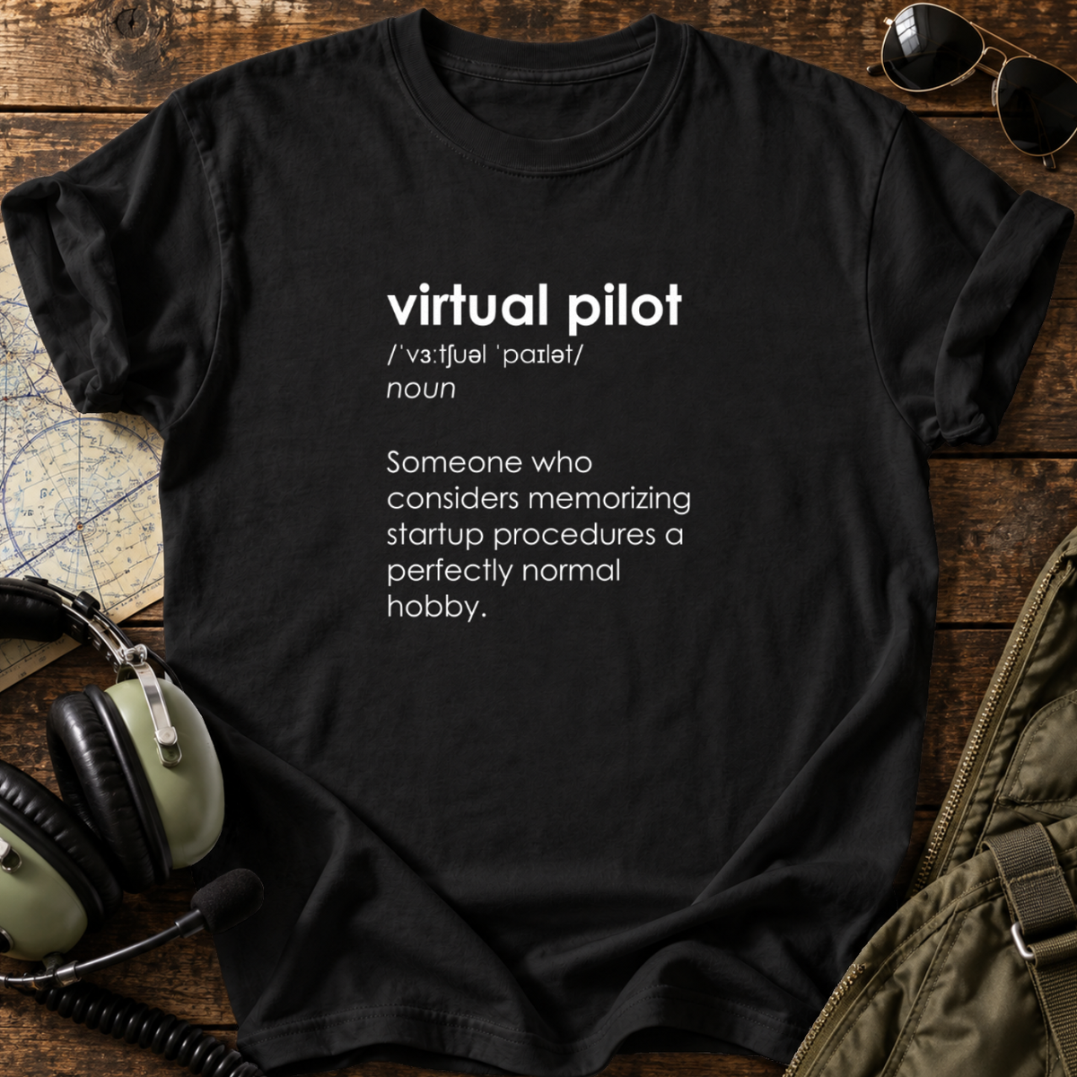 Virtual Pilot Definition T-Shirt