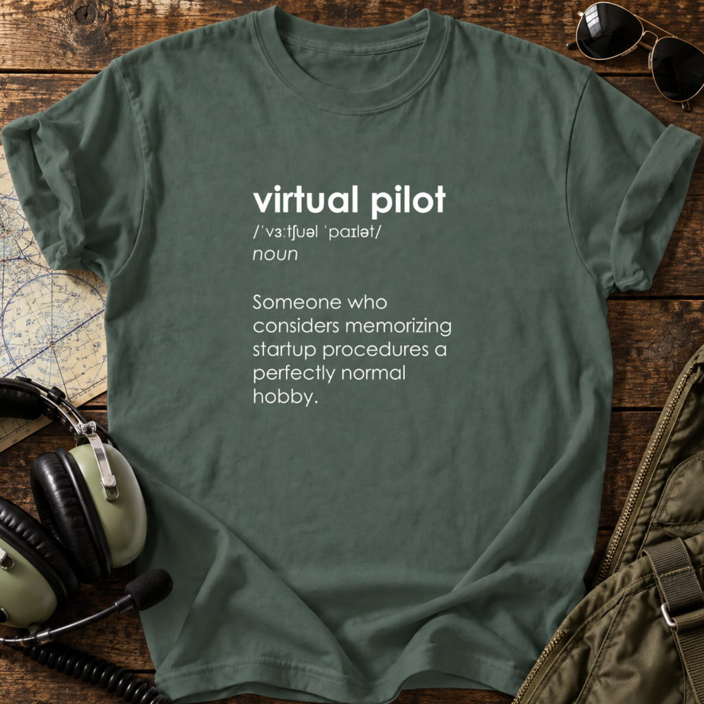 Virtual Pilot Definition T-Shirt