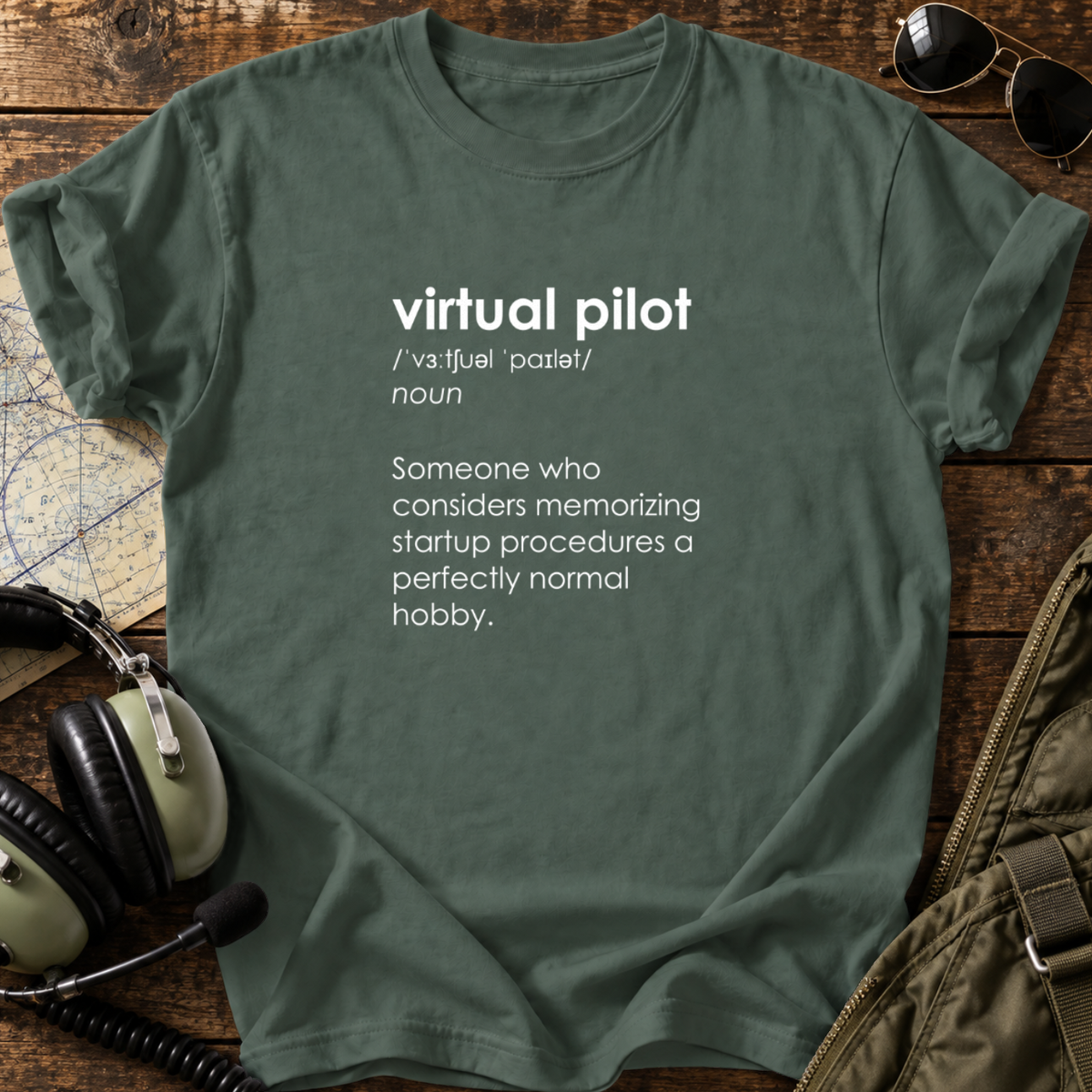 Virtual Pilot Definition T-Shirt