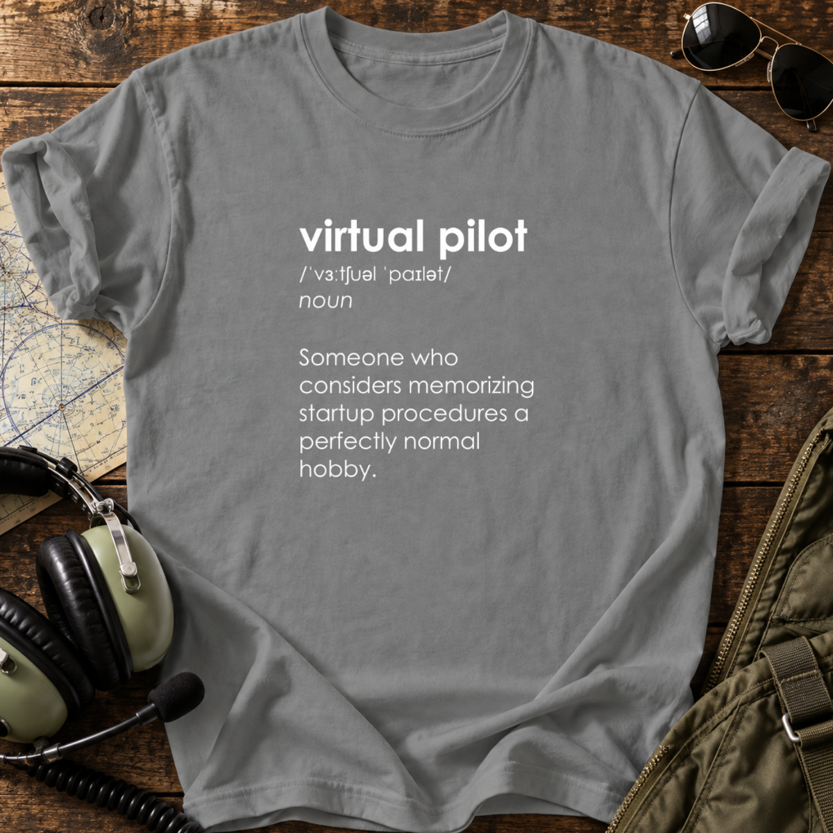 Virtual Pilot Definition T-Shirt