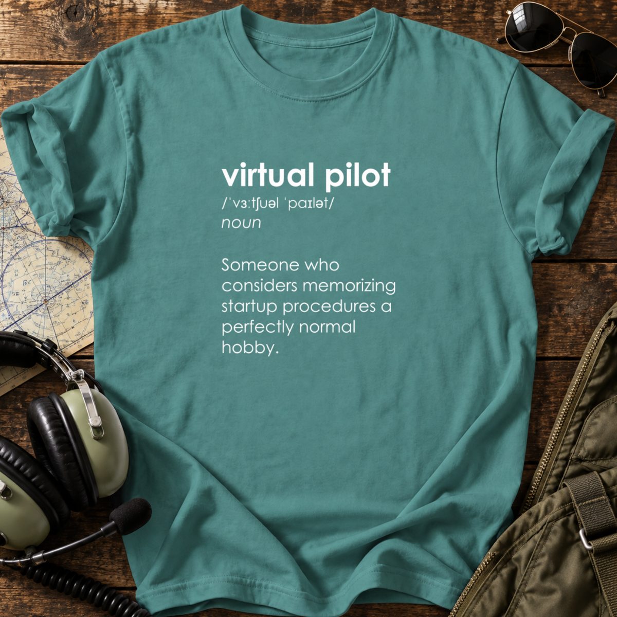 Virtual Pilot Definition T-Shirt
