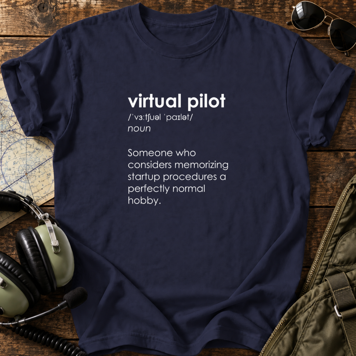 Virtual Pilot Definition T-Shirt