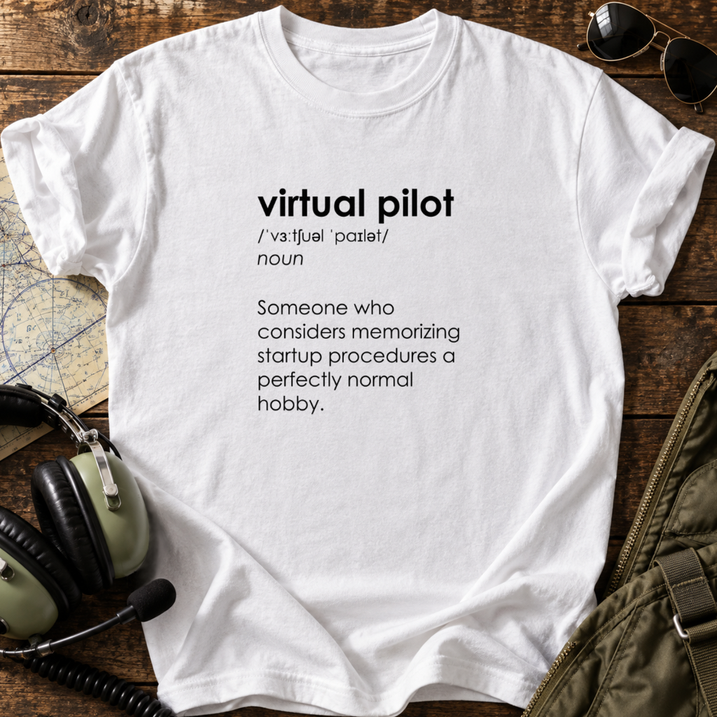 Virtual Pilot Definition T-Shirt